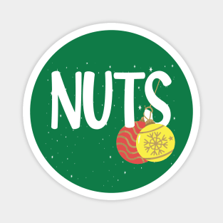 Chest Nuts Couple Christmas funny gift Magnet